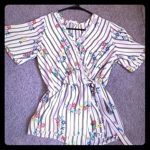 White casual/work blouse